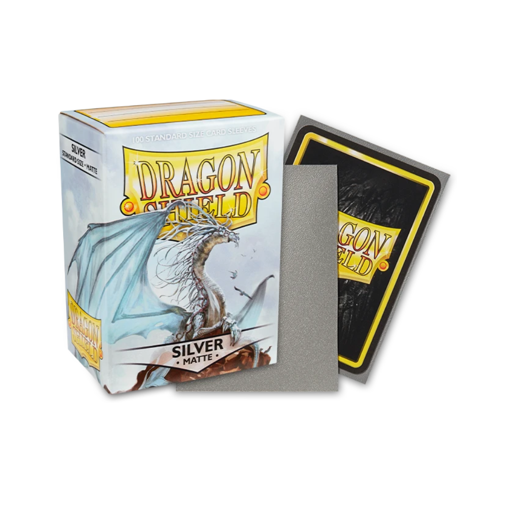 Dragon Shield Sleeves Matte Silver (100)