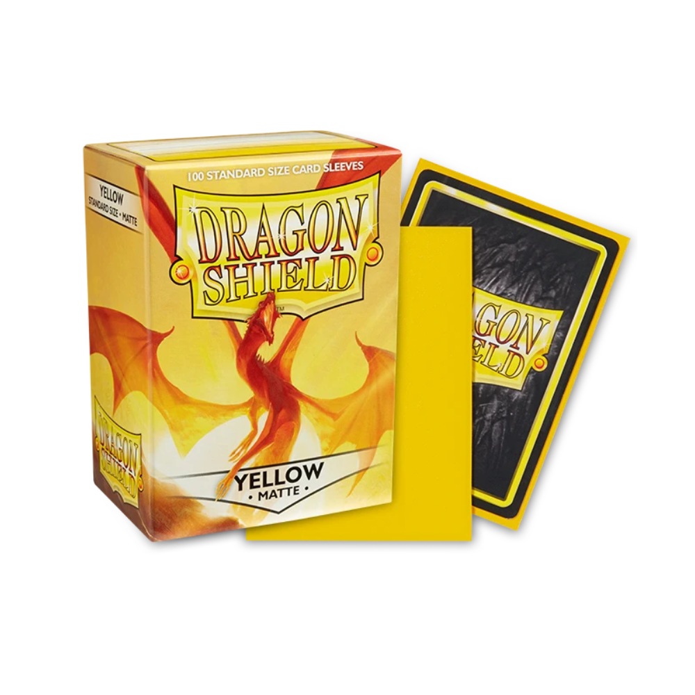 Dragon Shield Sleeves Matte Yellow (100)