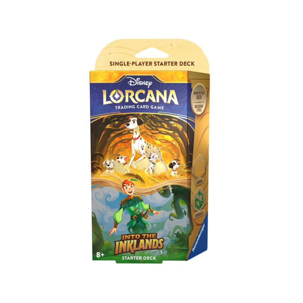Lorcana | Into the Inklands Starter Deck - Amber & Emerald (Pongo & Peter Pan)